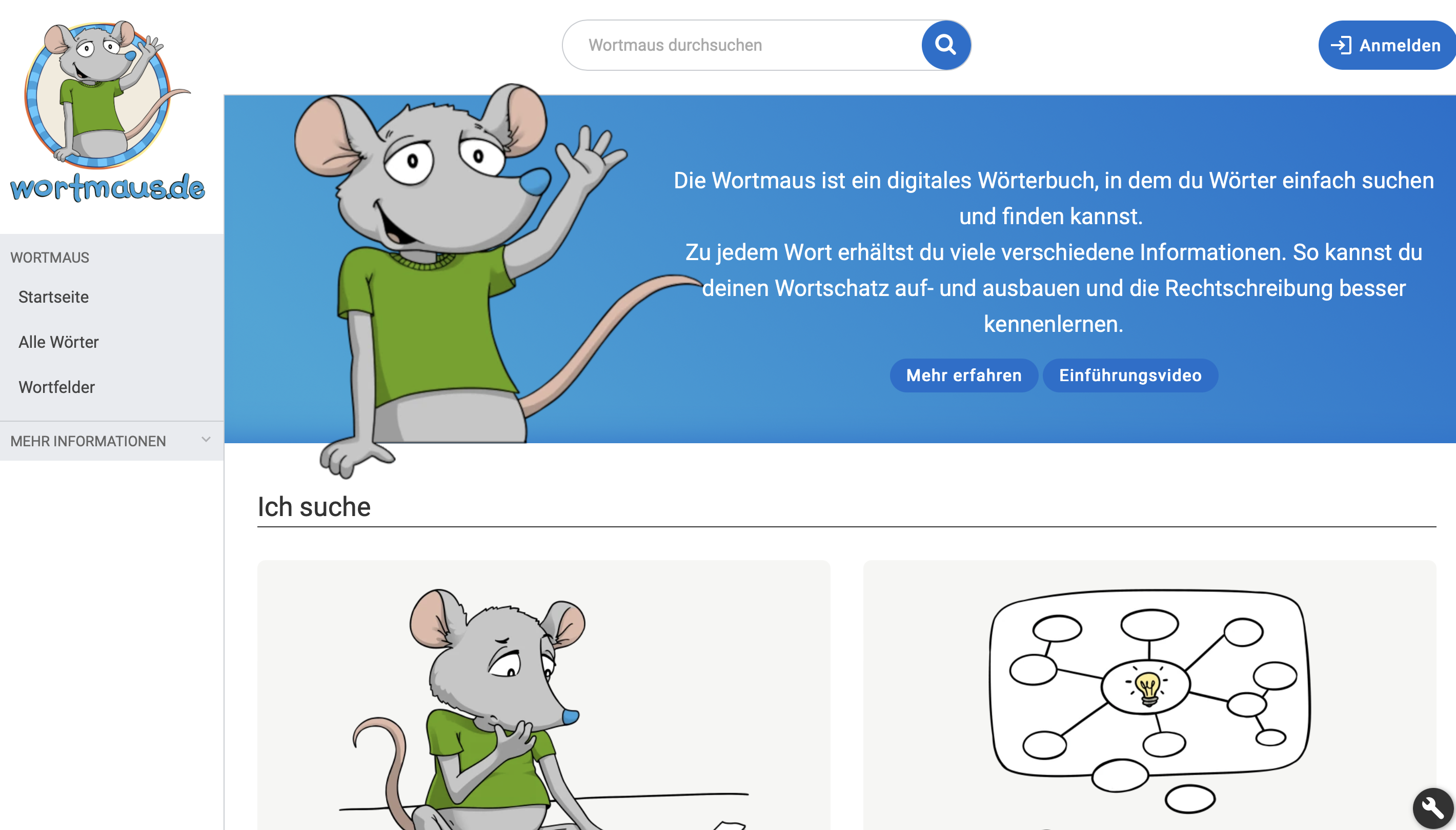 Cover: Digitales Wörterbuch: Wortmaus