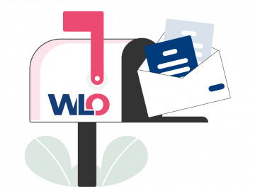 Briefkasten mit Newsletter