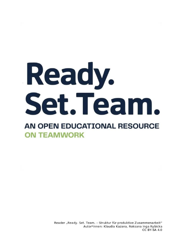 Cover: Ready. Set. Team.