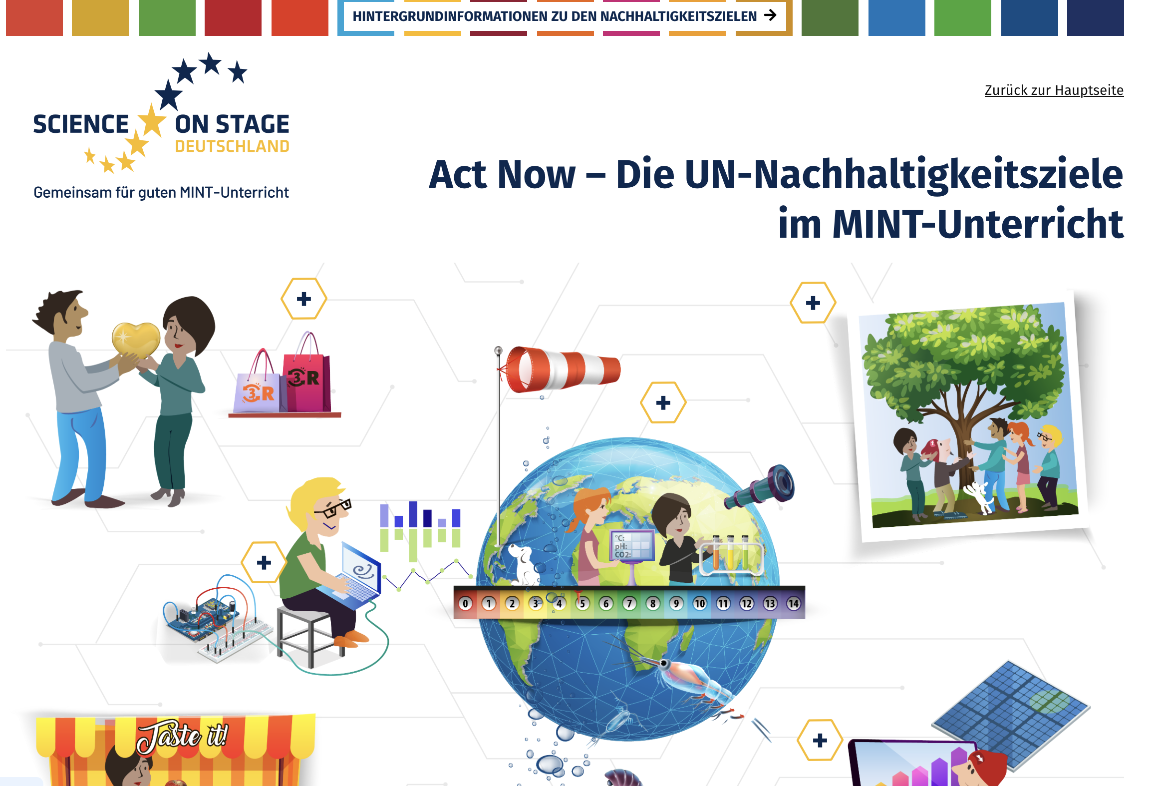 Cover: Die UN-Nachhaltigkeitsziele im MINT-Unterricht